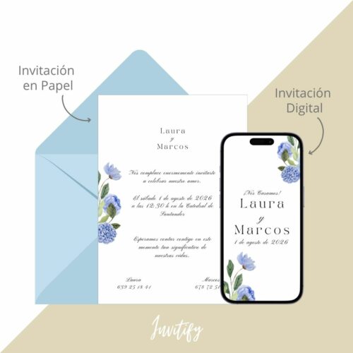Invitify - Invitación Premium + Papel