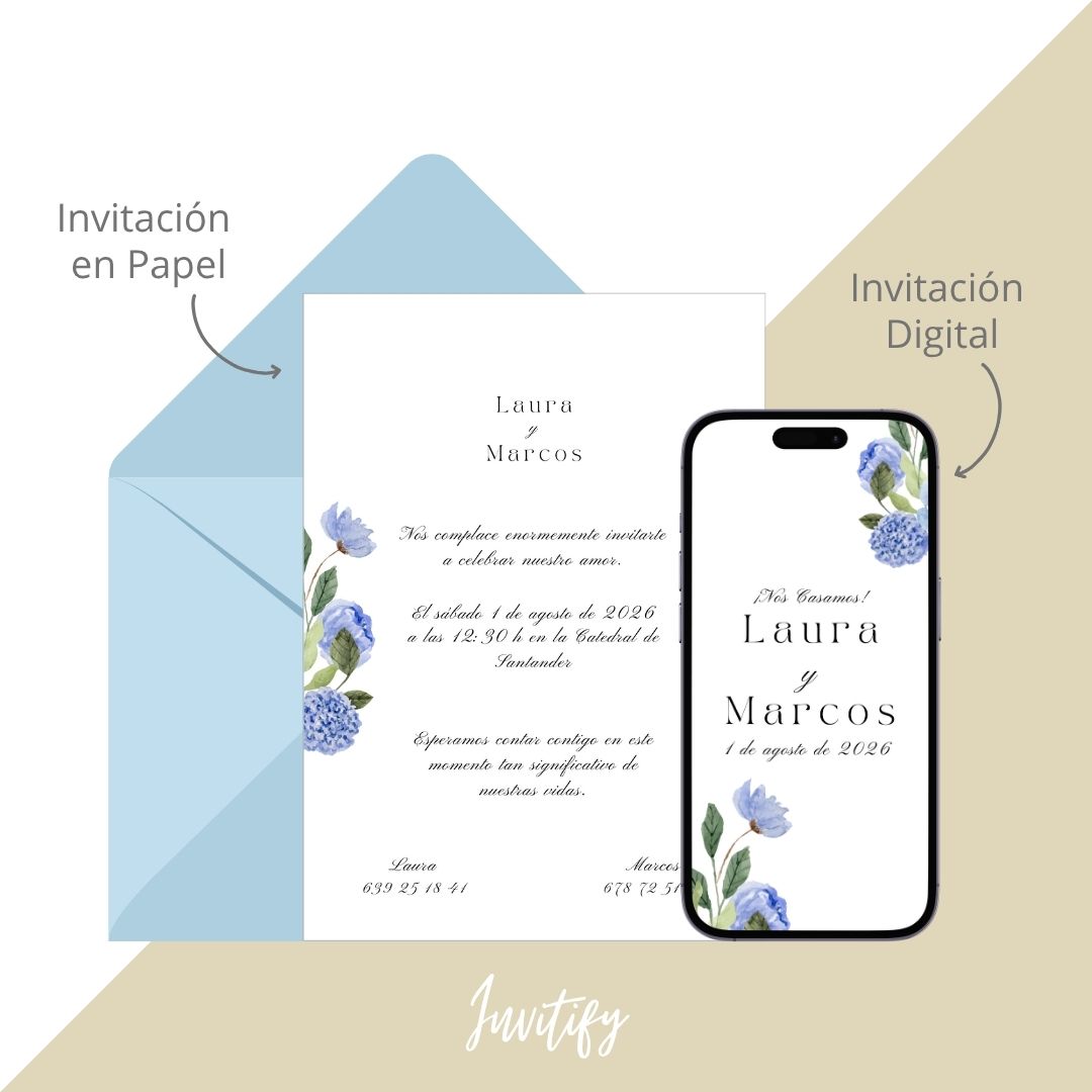 Invitify - Invitación Premium + Papel
